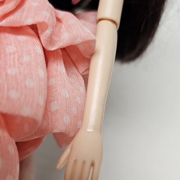 Pink Cuerpo Kurhn Mickey Minnie Mouse Doll Pink Dress Pearl Necklace Fashion - Picture 14 of 15